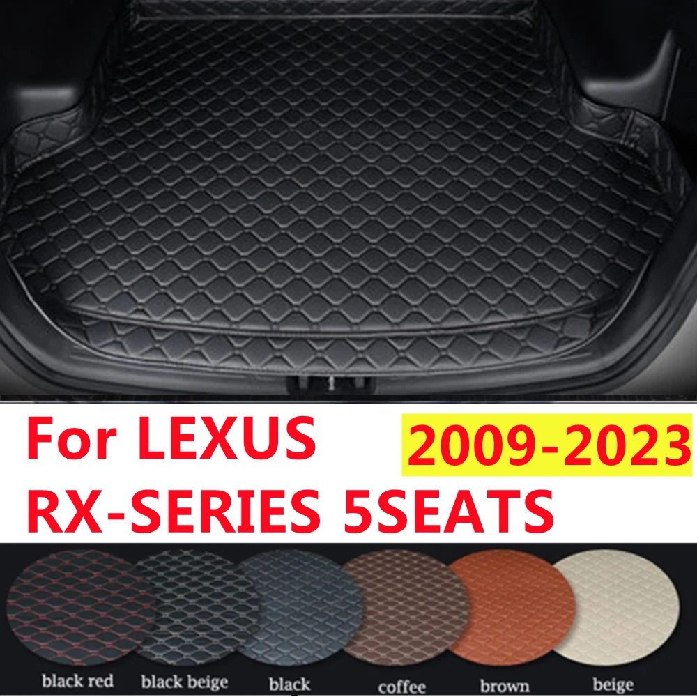 

SJ High Side Custom Fit For LEXUS RX-SERIES 5SEATS 09-23 All Weather Waterproof Car Trunk Mat AUTO Rear Cargo Liner Cover Carpet
