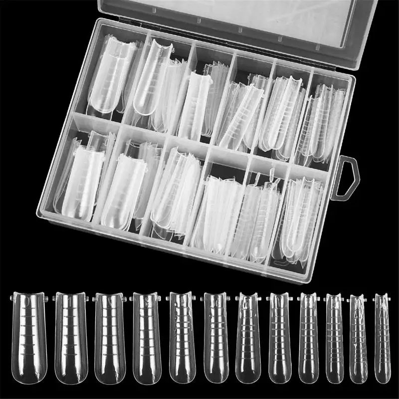 

Формы для ногтей, 120 шт., Типсы для наращивания ногтей, Прозрачные типсы для наращивания ногтей, набор типсов для наращивания ногтей, утолщение, искусство