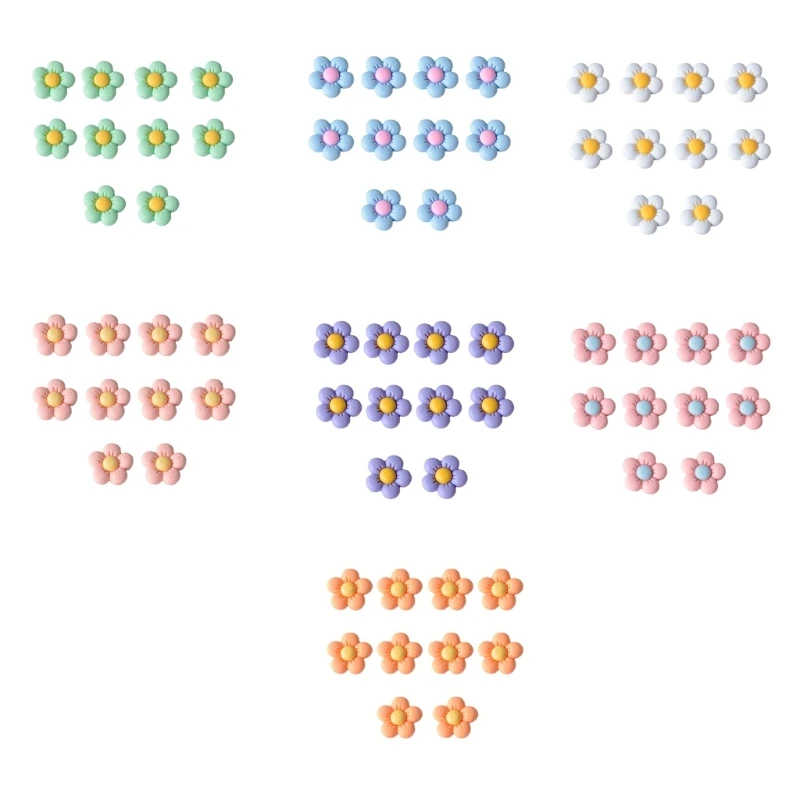 

2XPC DIY аксессуары для одежды обувь цветок Y2K стиль цветок шпилька украшения