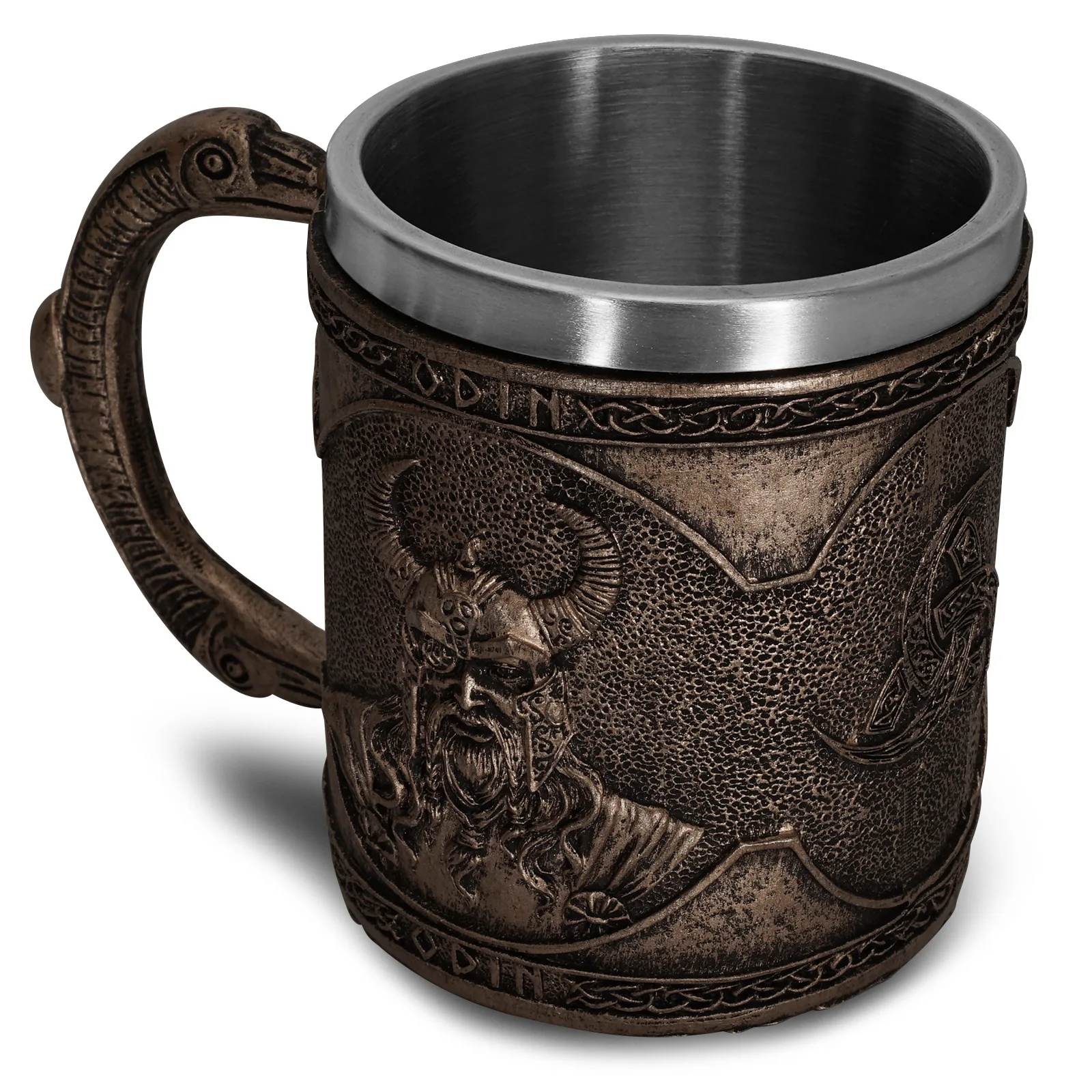 Viking Thor Odin Stainless Steel Beer Mug Bar Halloween Christmas Gift