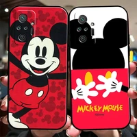 disney mickey mouse lovely phone case for xiaomi redmi 9 10 9i 9at 9t 9a 9c note 9 9t 9s 10 pro 10s 5g silicone cover back