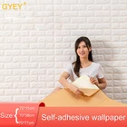 Самоклеящиеся водонепроницаемые кирпичные 3D-обои для фона телевизора, настенные Стикеры для гостиной, декоративные панели для спальни