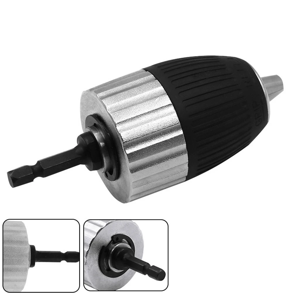 

Self-locking Electric Drill Chuck 2-13mm Drill Bit Holder Hex Shank Adapter Home Garden Tools Workshop Equipment Power Tools