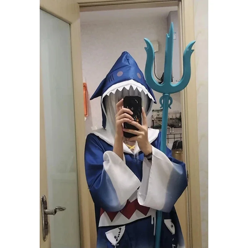 Vtuber Hololive Gawr Gura оружие косплей комикс с реквизитом Хэллоуин аниме выставка