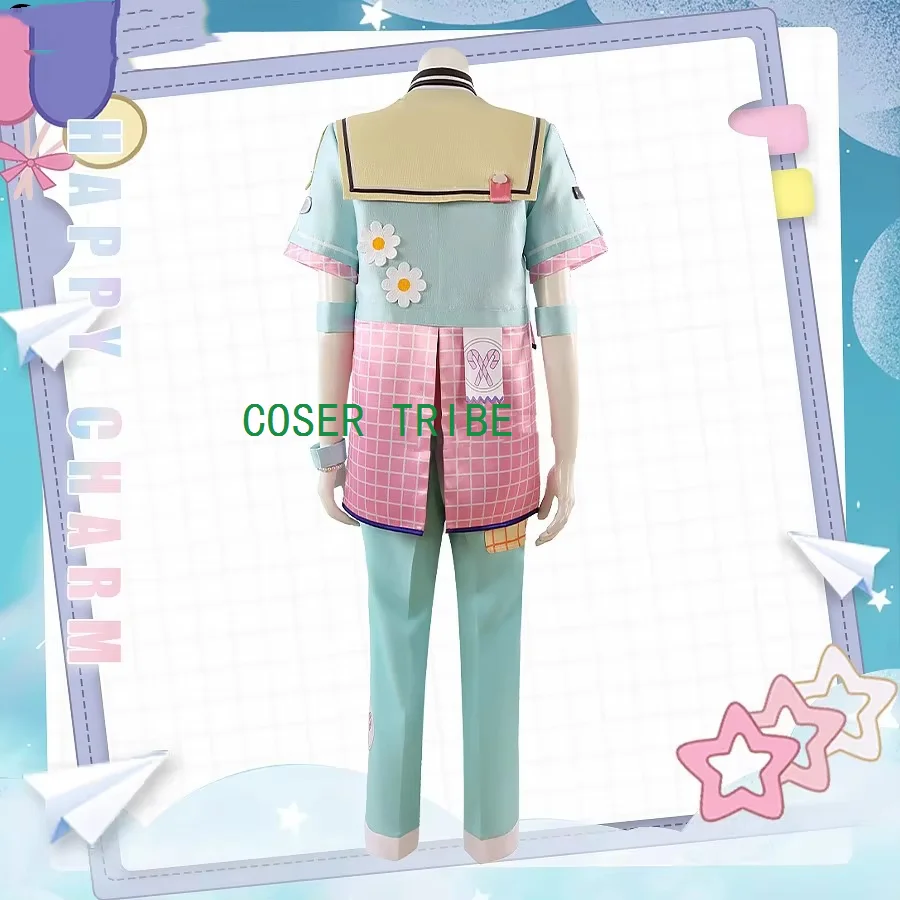 Ensemble Stars Happy Charm Akehoshi Subaru/Harukawa Sora/Sazanami Jun Game Suit Cosplay Costume Halloween Party Outfit