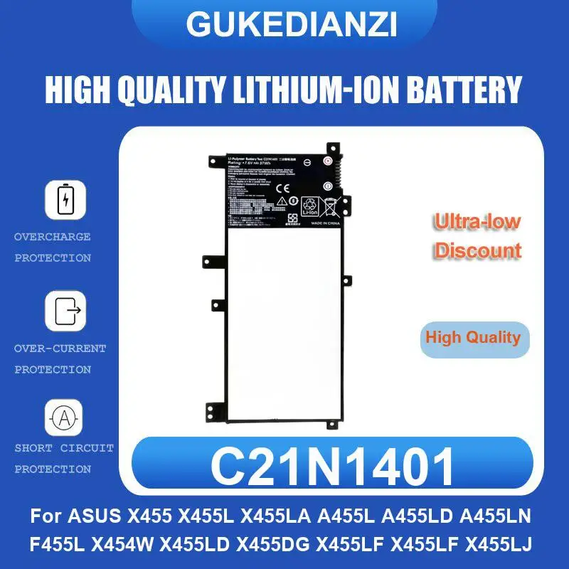 Фото Аккумулятор для ASUS W409L W419L K455L A455L R419L R455L X454L X455L F455L Y483L VM410L K53 K53E X54C X53S X53 K53S X53E X53SV X53U №5