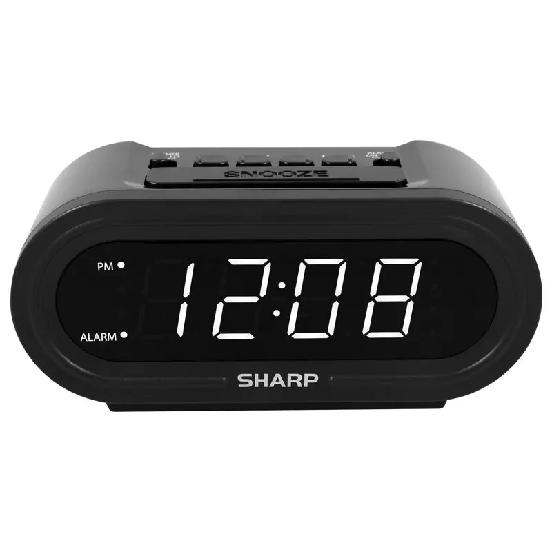 

Alarm Clock AccuSet Automatic Set, .9in White LED Display, SPC476