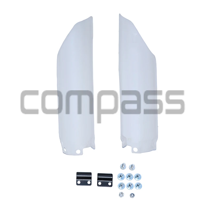 

Suitable for 1993-2018 Honda Cr125 Cr250 Cr500 Crf250r Crf450r white cross-country motorcycle racing fork guard front fork cover