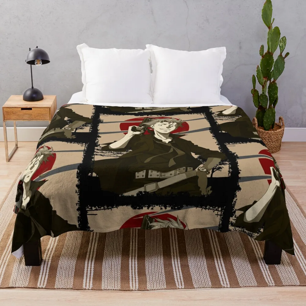 Shuusei Kagari Psycho Pass ретро пейзажный дизайн пледы фланелевые зимние кровати одеяла
