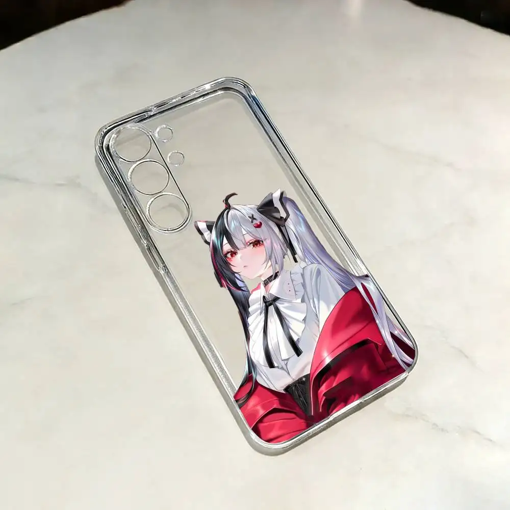 Прозрачный жесткий чехол Cute L-Lacrimosa NTE для Samsung S25,24,23,22,30,21,10,9,Ultra,Plus,Lite (art.: 3920dc47c69d1) - 3920dc47c69d1