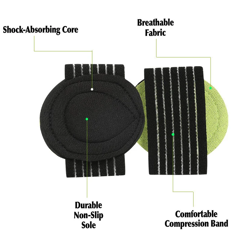 Pexmen 2 шт. поддержка свода стопы компрессионная Подушка Подошвенный Фасциит