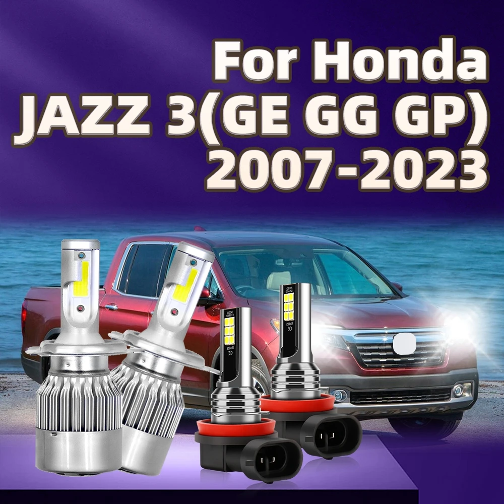 H11 Car Fog Light 6000k For Honda Jazz 3(ge Gg Gp) 2007 2008