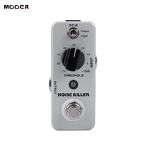 mooer noise killer mini noise reduction guitar effect pedal 2 working modes true bypass full metal shell guitar accessories
