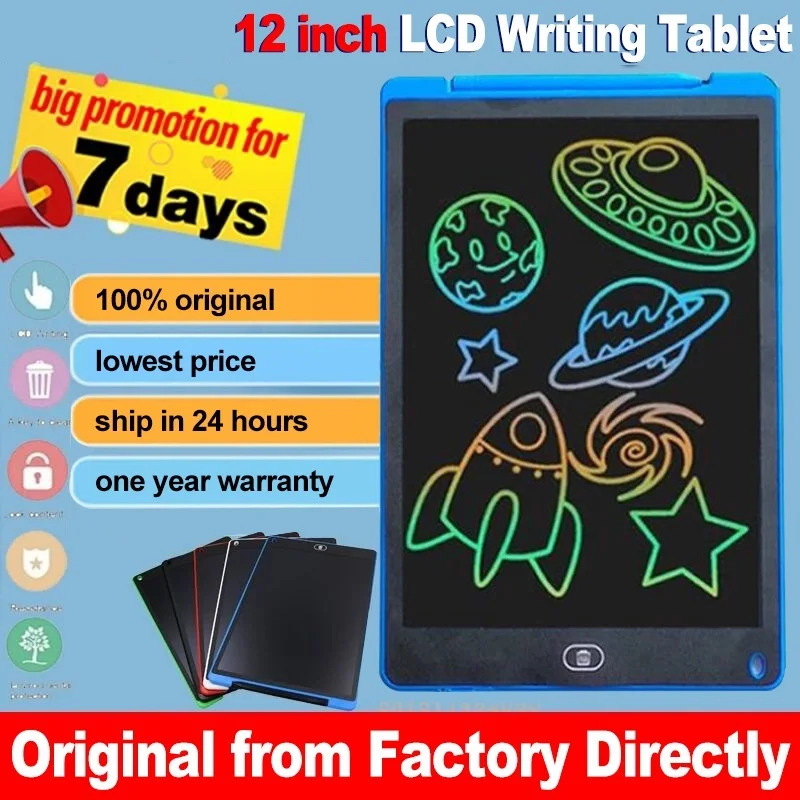

2022 12 inch Smart Writing Board Drawing Tablet LCD Screen Writing Tablet Digital Graphic Tablets Electronic Handwriting Pad