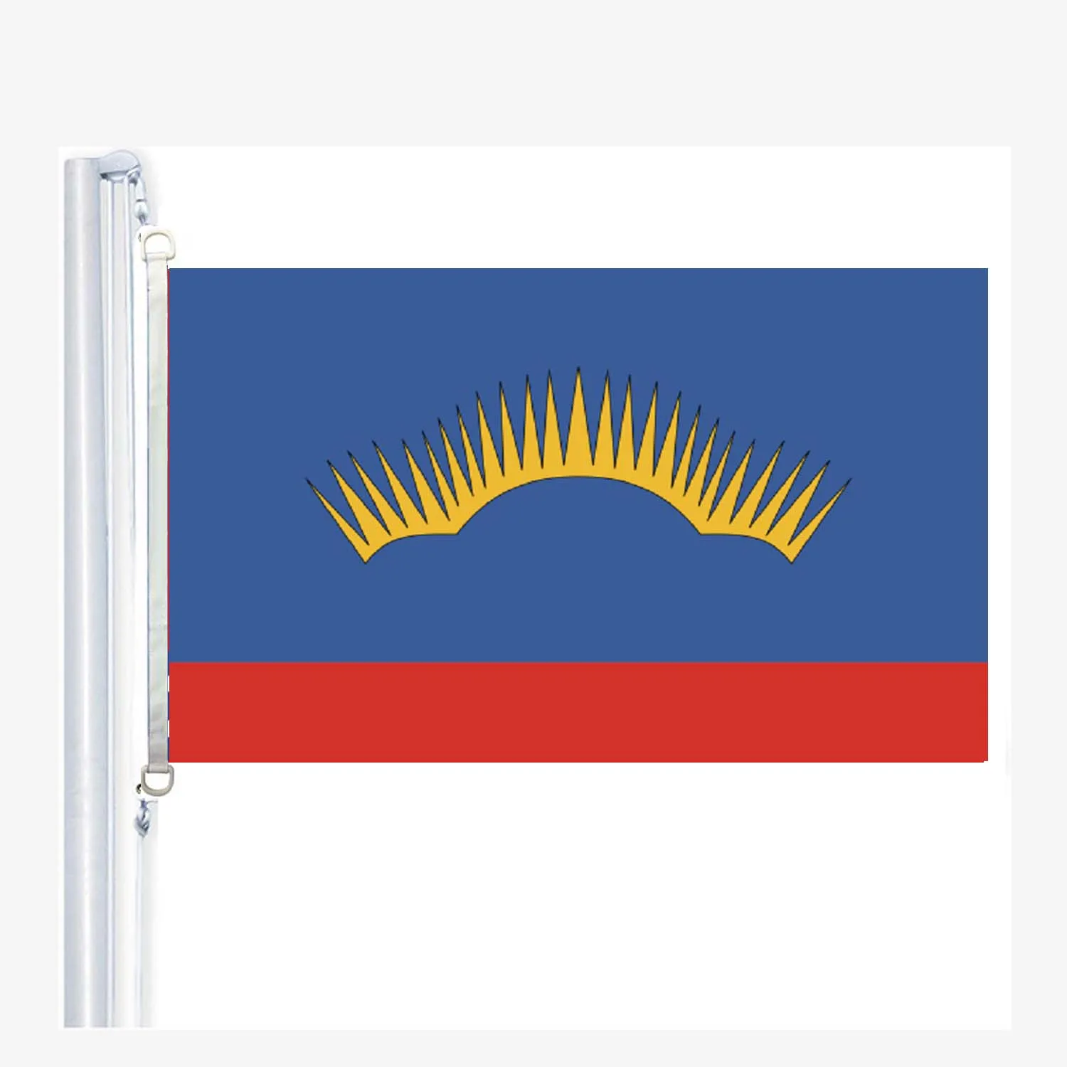 

Murmansk Oblast flags 90 x 150 cm, 100 % Polyester, Digitaldruck