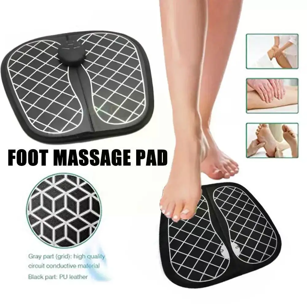 

EMS Electric Foot Stimulation Massager Pad Folding Machine Circulation Portable Foot Mats Massage Automatic Fully Massage B Z6K4