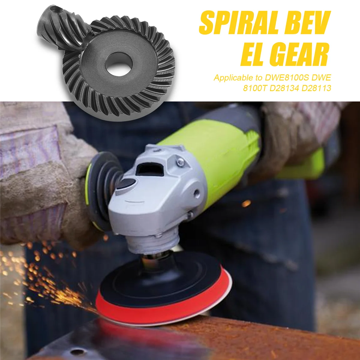 Режущая машина для Dewalt DWE8100S DWE8100T D28134 D28113 угловая шлифовальная размер зубчатой