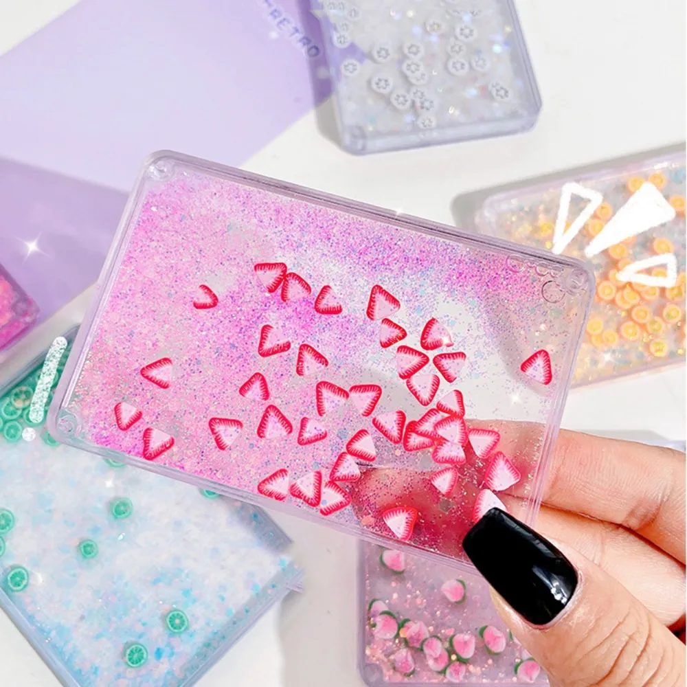 Goo Plate Guka DIY жидкий акриловый кирпич блестящий цвет фотокарта брелок для