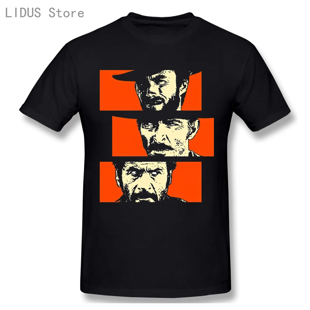 

The Good The Bad And Ugly Blondie Angel Eyes Tshirt Tuco Cowboy T Shirt Male Bud Spencer Old School T-shirt Tees Top