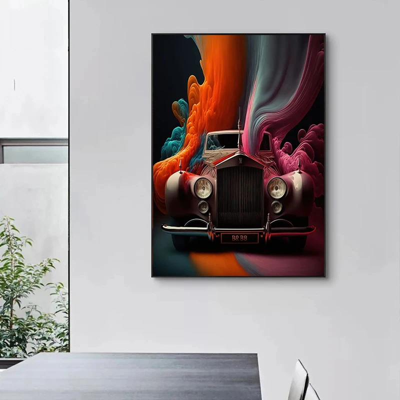 Современный стиль классический красочный распылитель холст без рамы для дома