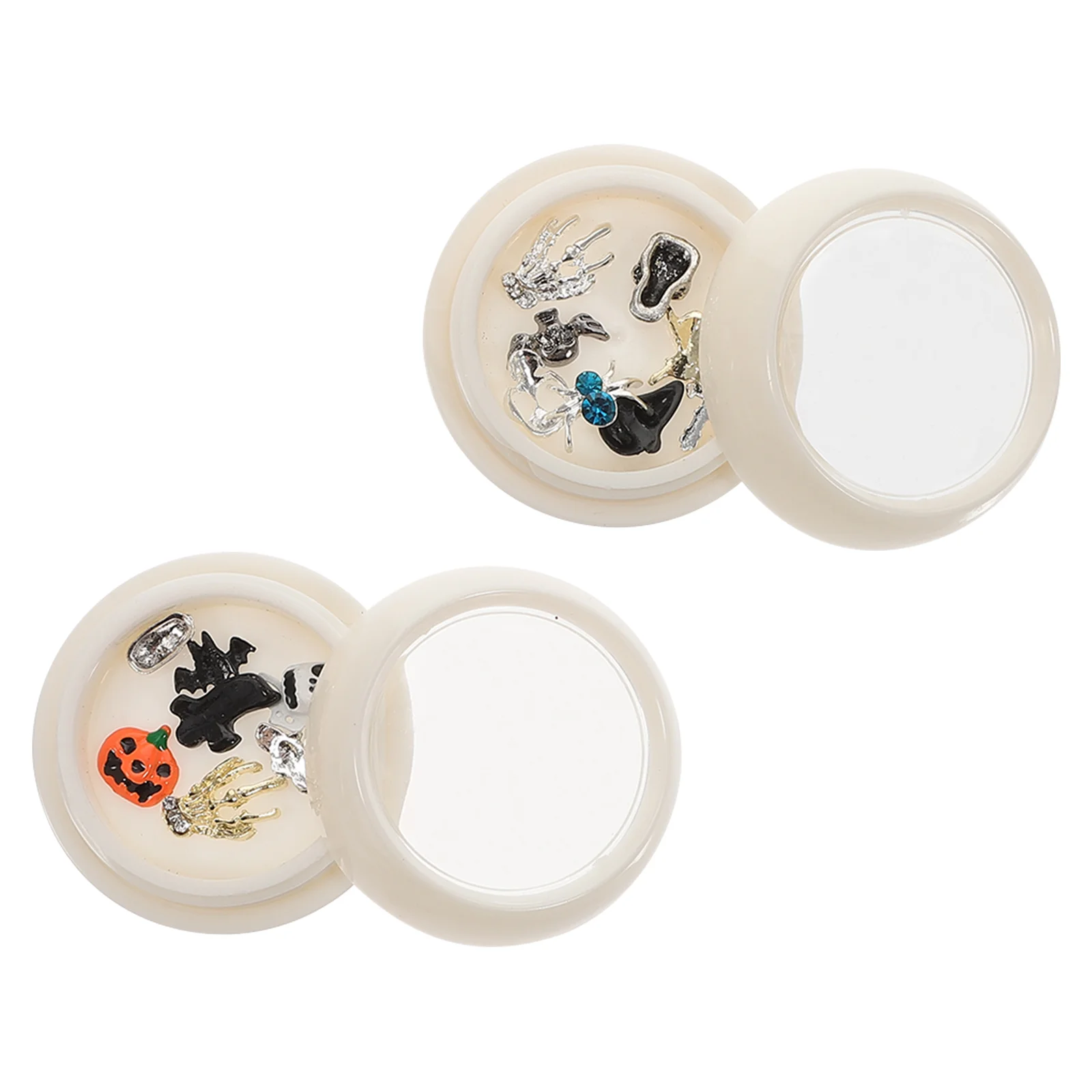 

Nail Decals Stickersrhinestones Charms 3D Adhesive Jewelry Decor Sticker Stencil Pumpkinself