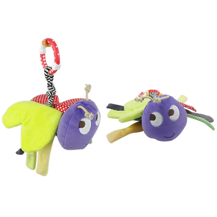 

Прорезыватель для зубов малышей милый подарок коляска кровать плюшевые детские развивающие автомобиля 16 см для малышей Веселые ветряной к...