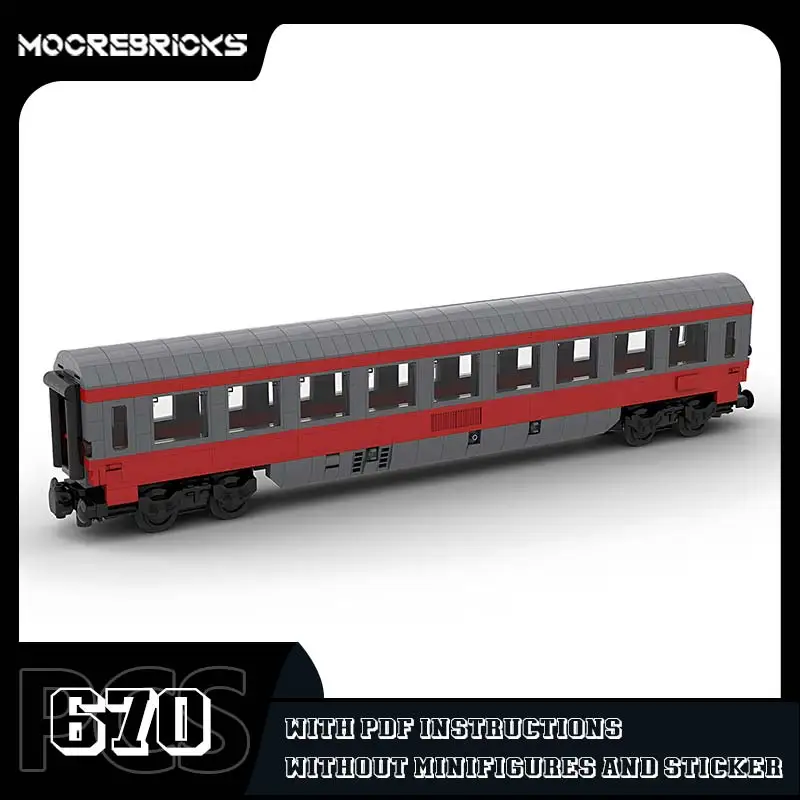Серия городской транспорт строительные блоки Eurocity / BR 1822 Классическая модель