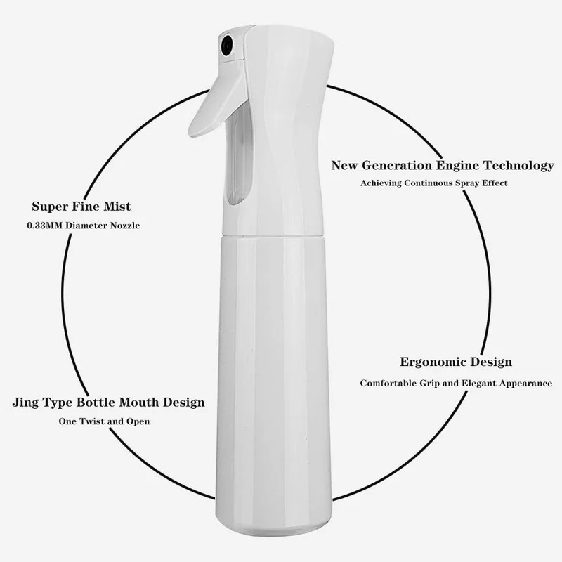 Многоразовая Бутылка для парикмахерской 500/300/200 мл