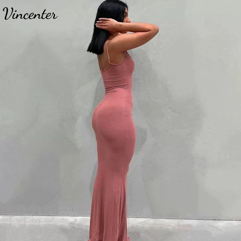 

New Maxi Dress Women 2022 Y2k Summer Sleeveless Backless Bodycon Outfits Ladies Elegant Sexy Birthday Party Club Sundress