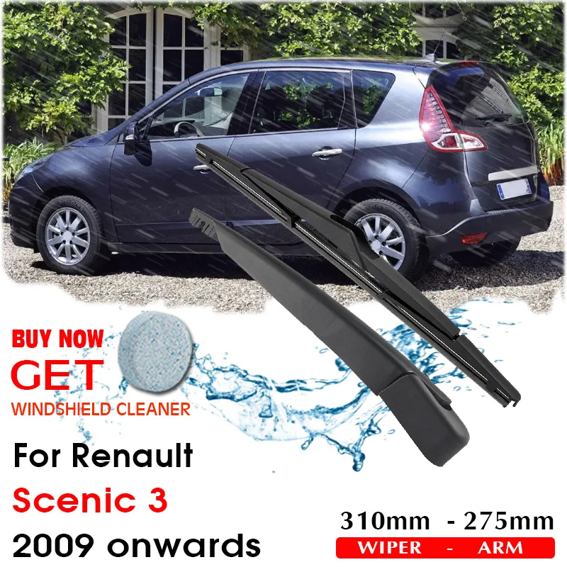 

Автомобильные стеклоочистители заднего стекла Лобовое стекло стеклоочистители для Renault Scenic3 хэтчбек 310 мм 2009 года автомобильные аксессуары