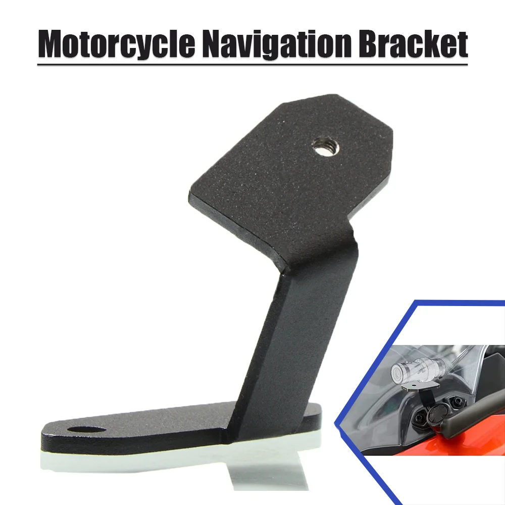 

Motorcycle Data Recorder Bracket Steel Left Bracket Riding Navigation For KAWASAKI NINJA ninja 400 2018 2019