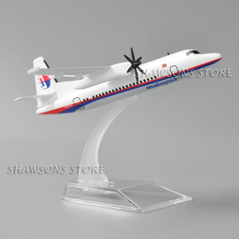 

1:200 Scale Diecast Metal Plane Model Toys Fokker F50 Malaysia Airlines Miniature Replica