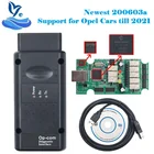 Новейшая модель; 200603a OP-COM 2021 диагностический сканер инструмент с PIC18F458 чип FTDI OBD2 может быть обновлено v1.95 1,70 подключению can-шины OBD2 сканер