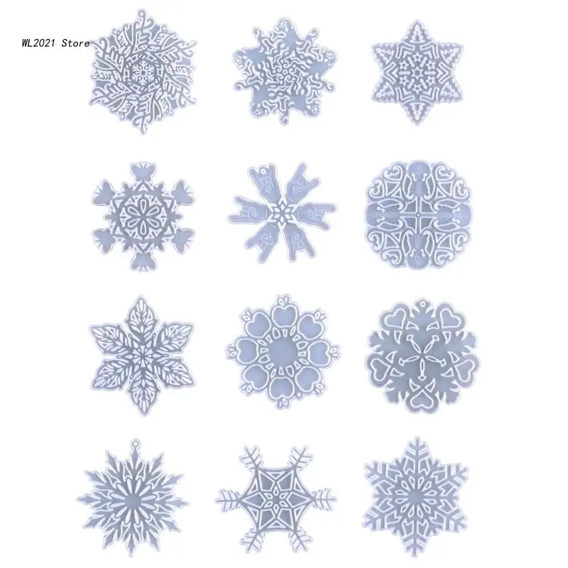 

Силиконовая форма для брелока, форма для орнамента из смолы для рождества, товары для украшения дома Вечерние