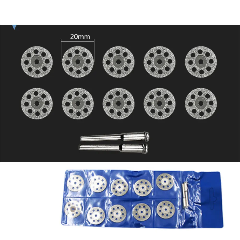 

Binoax алмазные диски для гравера 10 шт., 20/22/25/30 мм