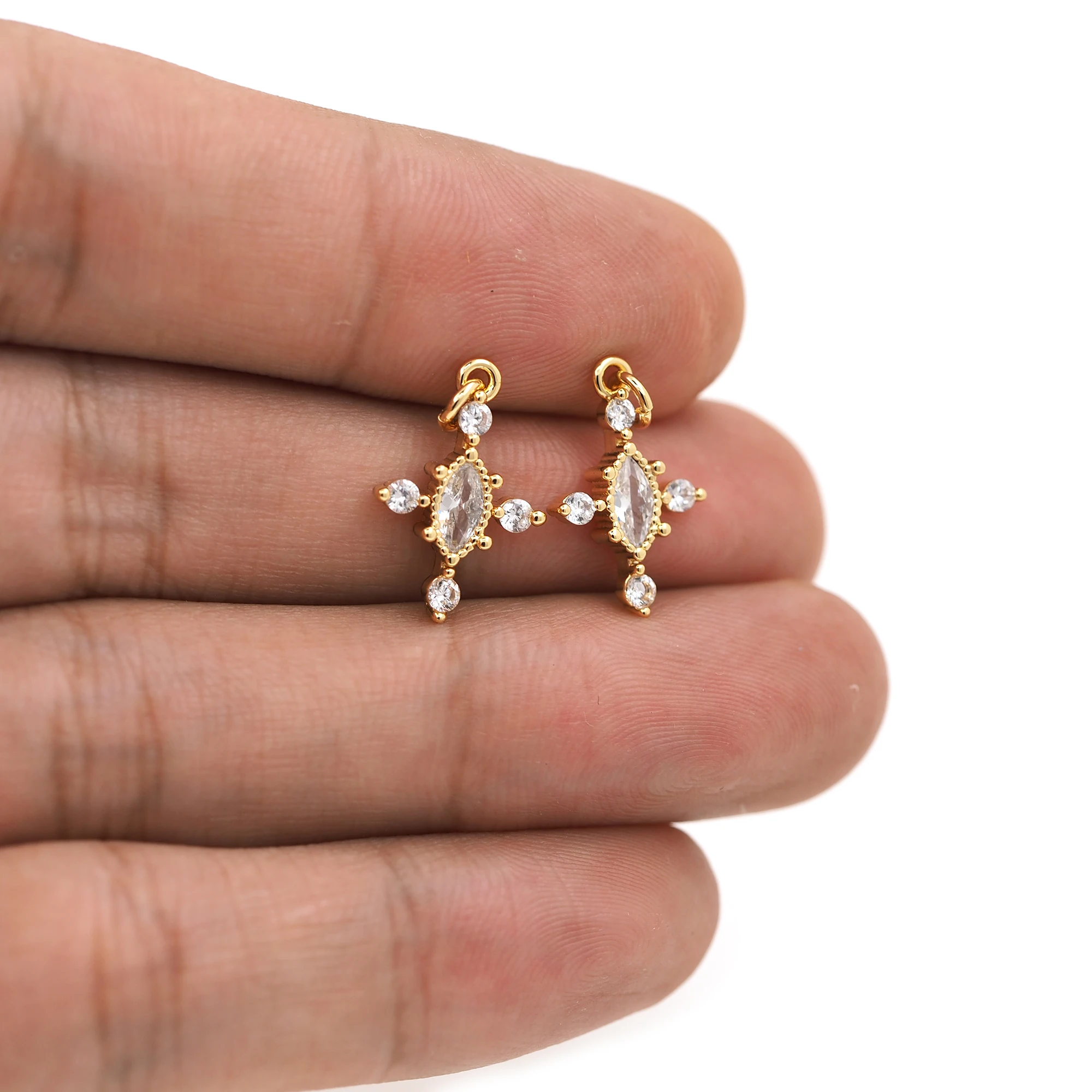 Лидер продаж асимметричная подвеска в виде звезды с ПАВЕ сделай сам ожерелье