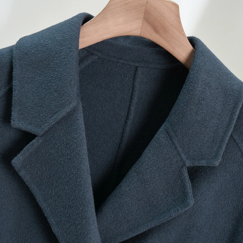 8.8 off for 2 Pieces Shenzhen Nanyou 9 Charm Nye0062 Fleece Double-sided Ni Woolen Jacket Coat Women 0.3 Winter