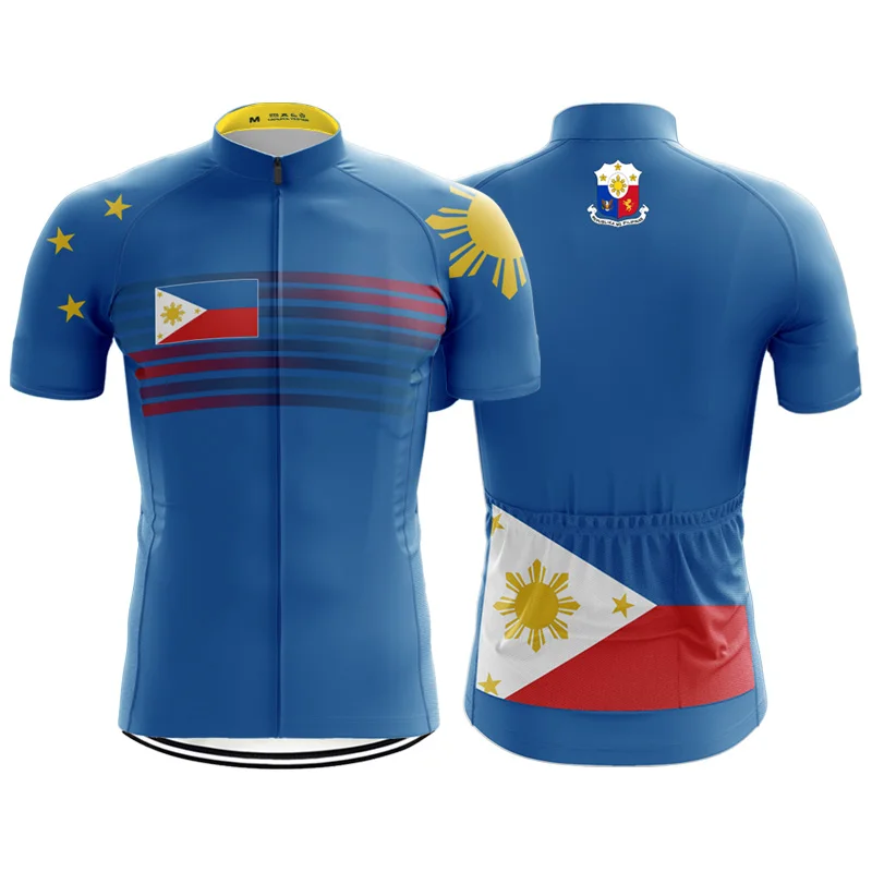 

Филиппинская Джерси с коротким рукавом, велосипедная куртка, одежда, велосипедный Топ, одежда для горного велосипеда, дорожная рубашка, кач...