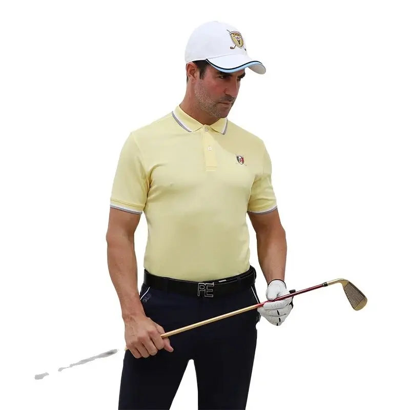 Рубашки-поло PLAYEAGLE для гольфа уличная спортивная одежда поло с коротким рукавом