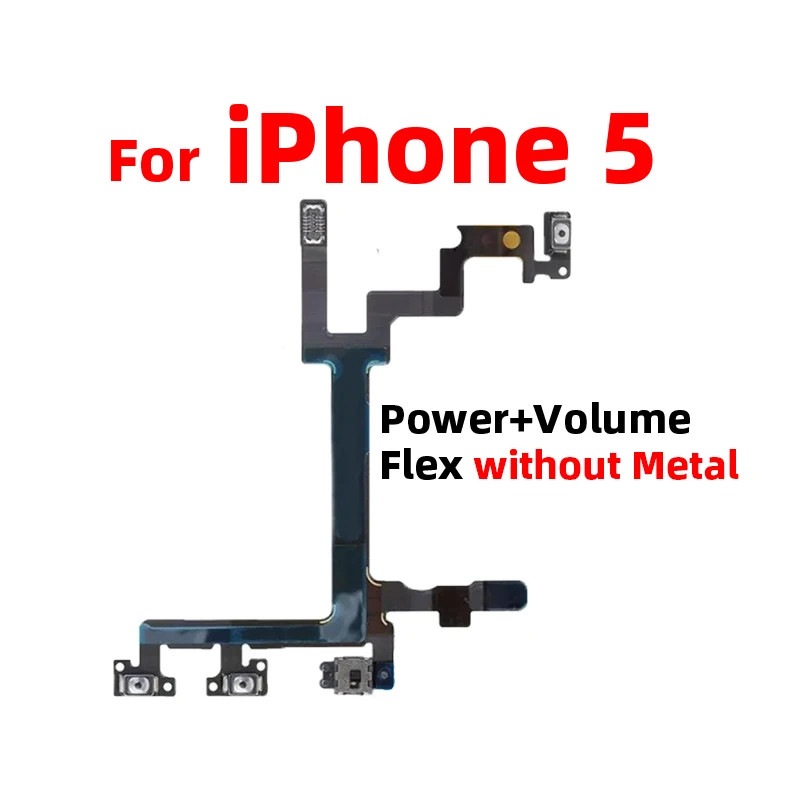 Оригинальный оригинальный гибкий кабель для iPhone 5 с кнопкой включения/выключения