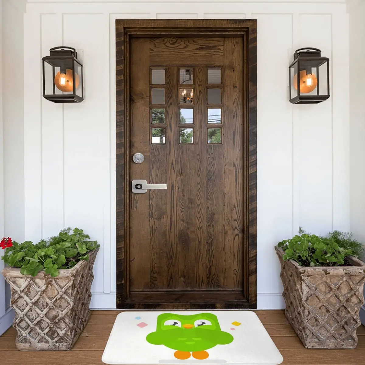 Duolingo Owl Duo Противоскользящий коврик напольный прочный ковер для кухни входа дома