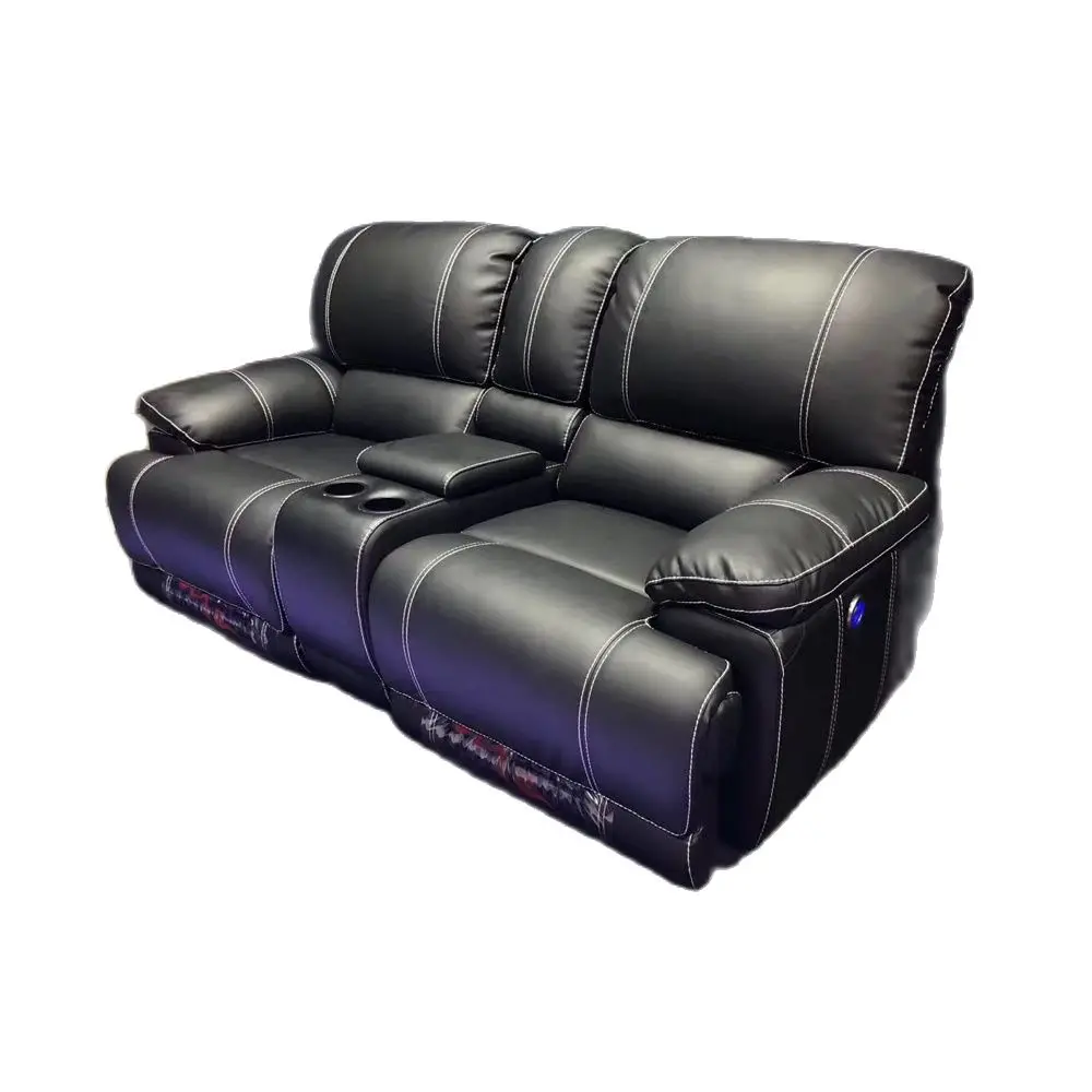 

Italian Leather Sofa Cama Power Reclining Seats Convertible Sofas Manual / Electric Cinema Recliner Multifunctional Sleeper Sofa