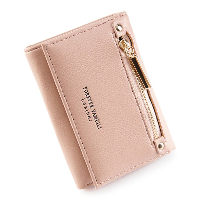Fashion Short Wallet For Women Soft PU Leather Coin Purse Ladies Card Holder Money Clutch