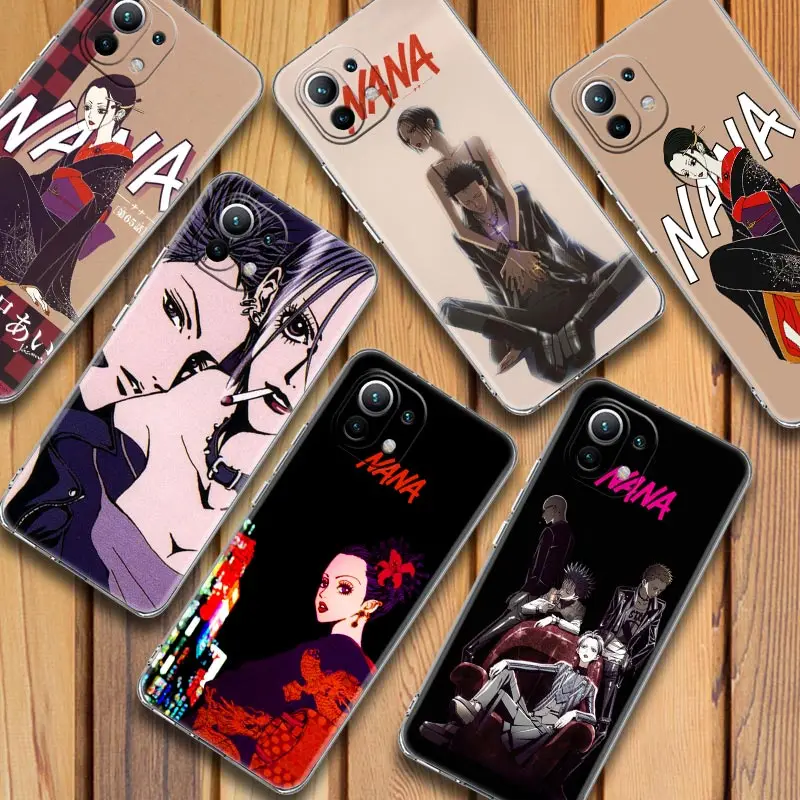 

Case For Xiaomi Mi 11 Note 10 9 9T 12 Pro Lite Poco X3 F3 M3 Clear Cases For Redmi 9 9A 9C 10 NaNa Osaki Anime Ren Honjo Manga