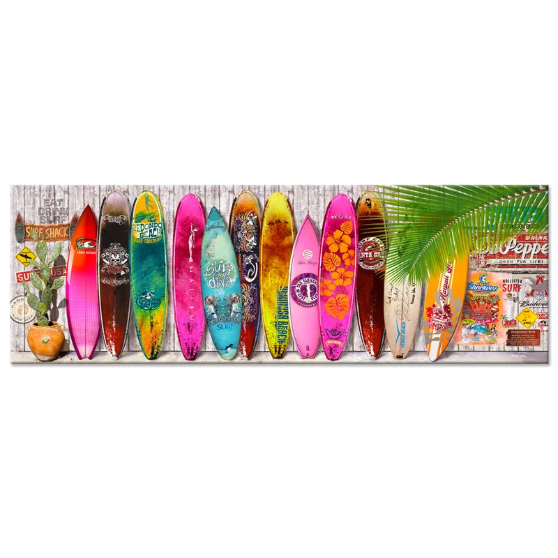 1 шт. настенный постер с изображением тропических растений