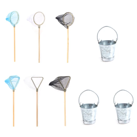 Миниатюрный рыболовный набор для кукольного домика GJCUTE