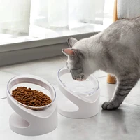 non slip pet bowl for dog cat feedind bowl with stand protect spine feeder kitty plate puppy food dish drinking water bowl
