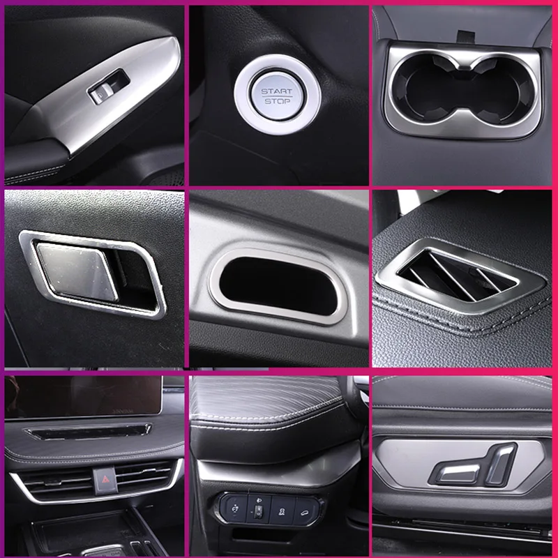 

silver for haval JOLION 2021-2022 Gear panel Air outlet Modified interior