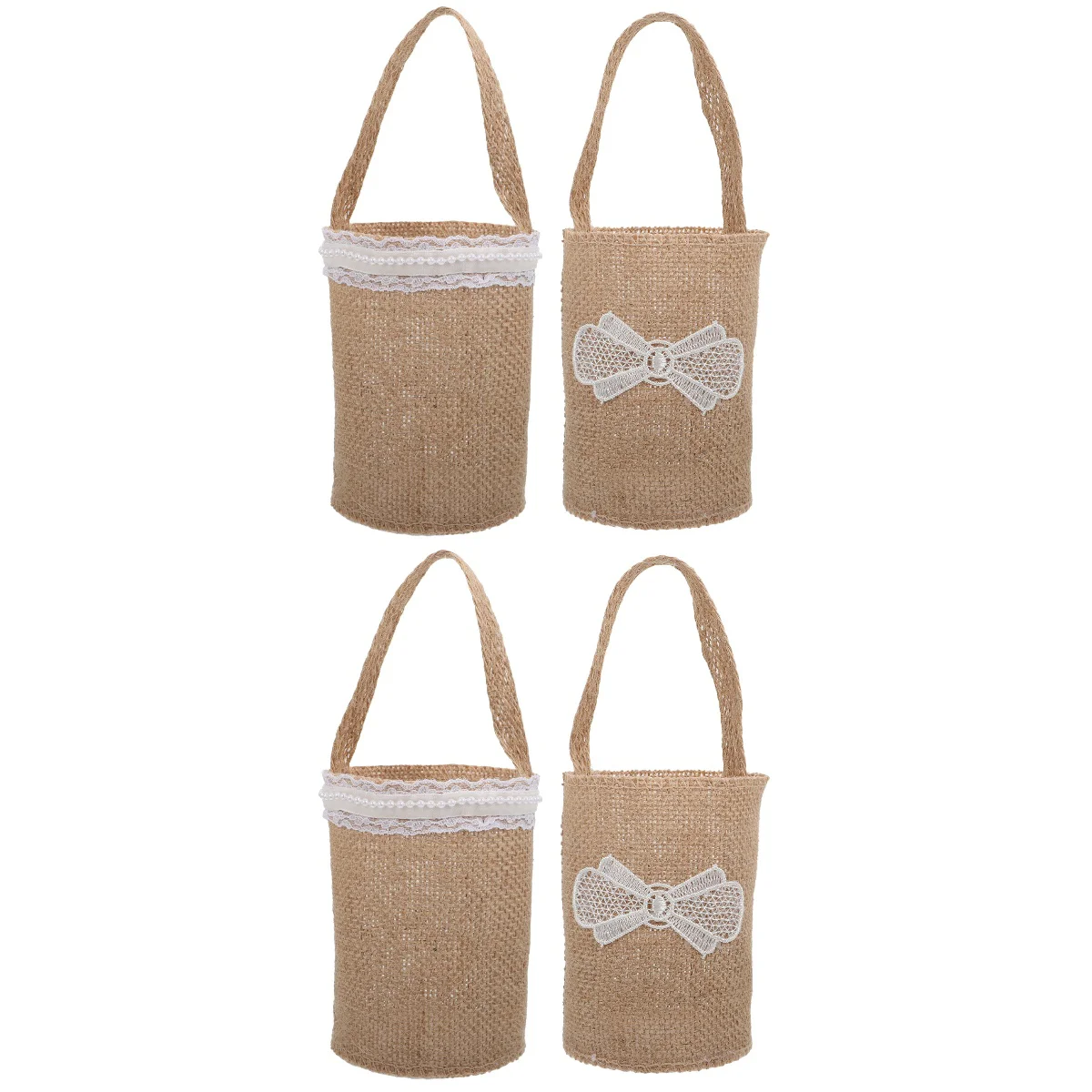 

Корзина для девочек с цветами 4 шт., корзина для девочек с цветами для свадьбы, корзина с декоративной лентой