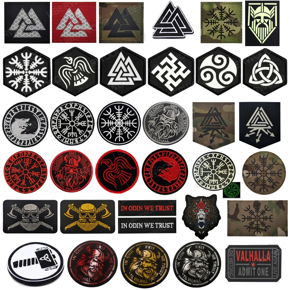 Инфракрасная Светоотражающая искусственная кожа, ПВХ VALHALLA, прикрепление к одному пирату, живите снова, смертельный исторический Тактический значок, аппликация
